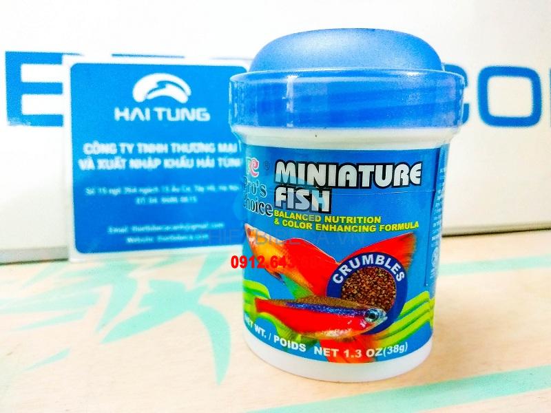 Thức ăn cá nhỏ Pro 's Choice Miniature Fish lọ 38g