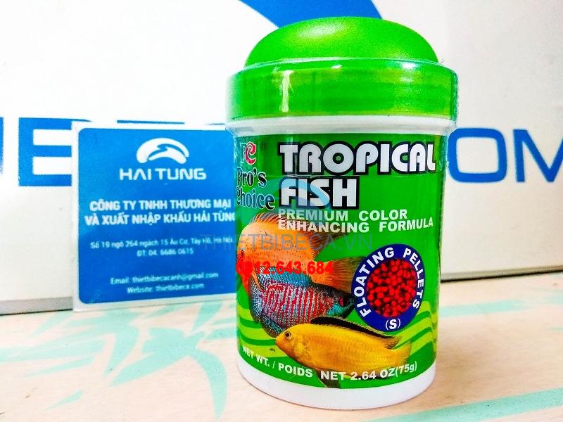 Thức ăn cá nhỏ Pro 's Choice Tropical Fish lọ 75g