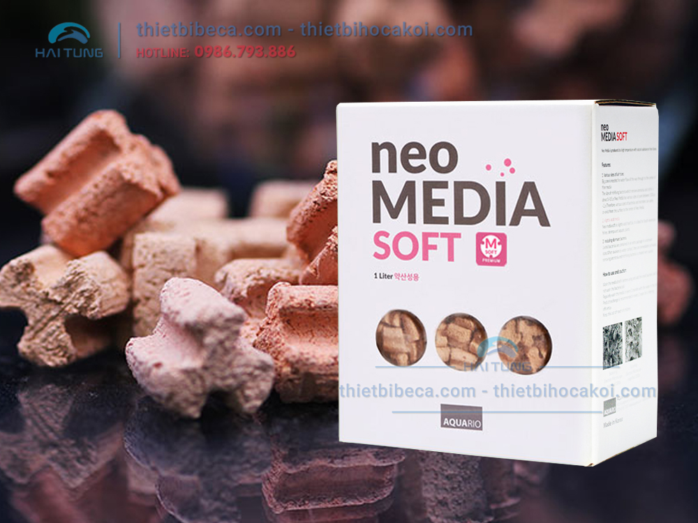 Vật liệu lọc Neo Media Premium soft 1 lit - Giảm độ PH