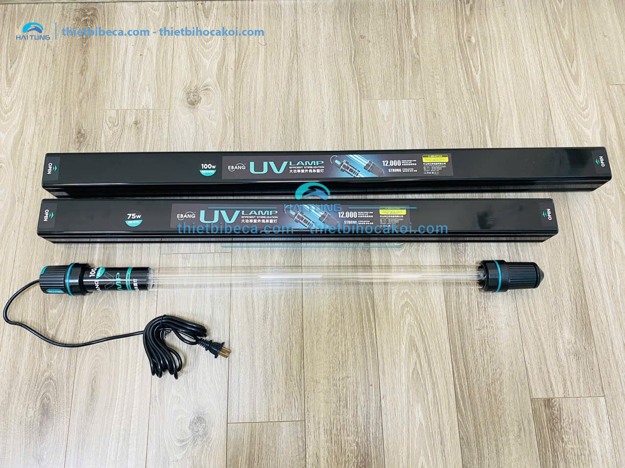 Đèn UV diệt khuẩn, diệt tảo hồ Koi Ebang EB 100w 80cm