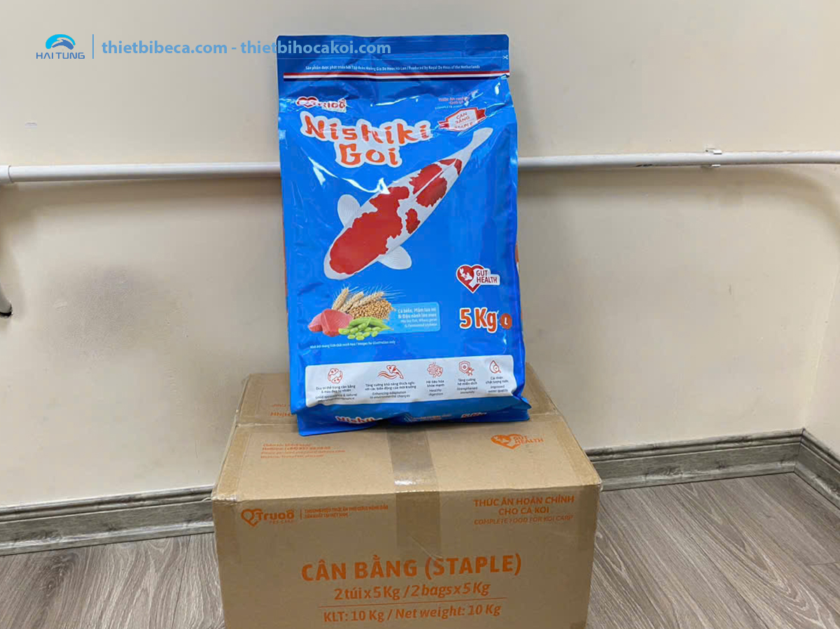 Thức ăn cá Koi cân bằng Nishiki Goi Size L 5kg