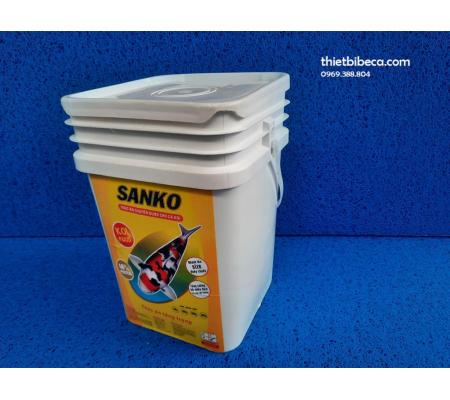 Thức ăn cá Koi Sanko - thùng nắp nhựa 8kg