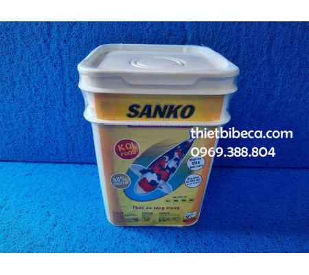 Thức ăn cá Koi Sanko - thùng nắp nhựa 5kg