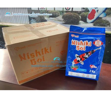 Thùng thức ăn cá Koi tăng màu Nishiki Goi Size L 12kg